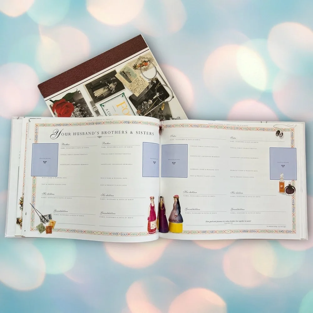 BRAND NEW Footprints of Faith: A Christian Family Record Planner Book